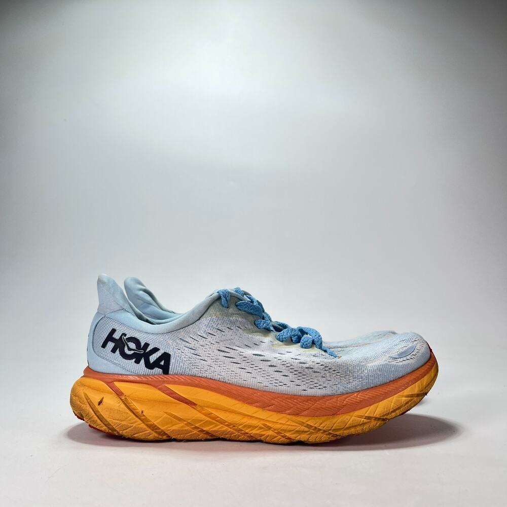 HOKA Clifton 8 Wide Summer Song Road Running Shoes 1121375 SSIF Women's Size 9D